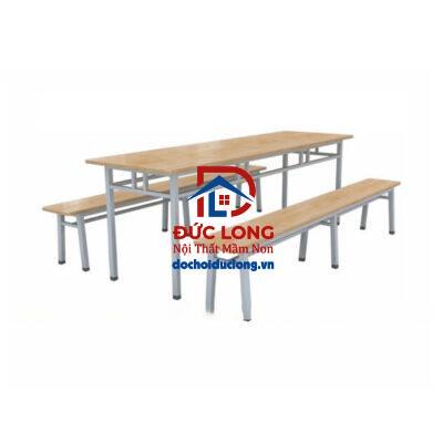 Bàn ăn ghế băng BA04B