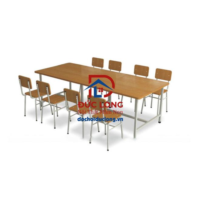 Bàn đọc thư viện 8 chỗ HTV03B Bàn đọc thư viện 8 chỗ HTV03B