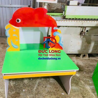 Bàn Máy Tính Hình Cá Heo DL-145M