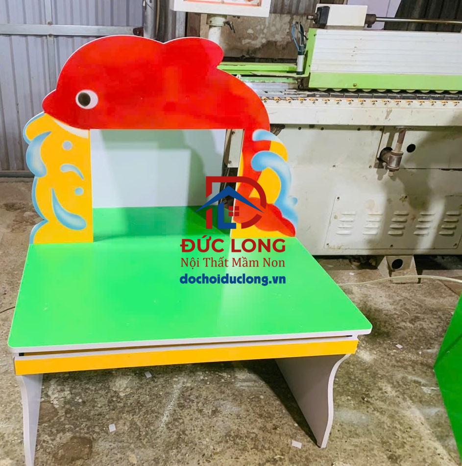 Bàn Máy Tính Hình Cá Heo DL-145M