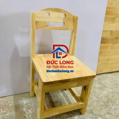 Ghế gỗ mầm non ván cao su 18mm DL2501CS