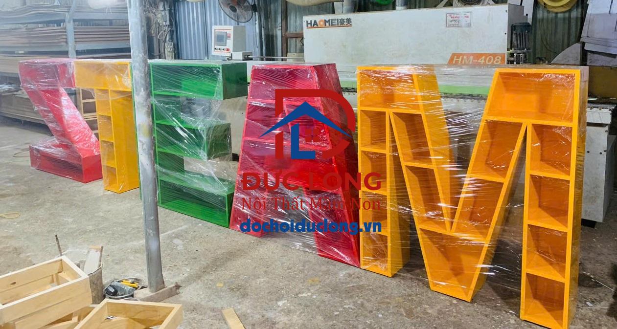 Kệ Khối Hình Chữ Mầm Non DL-162M