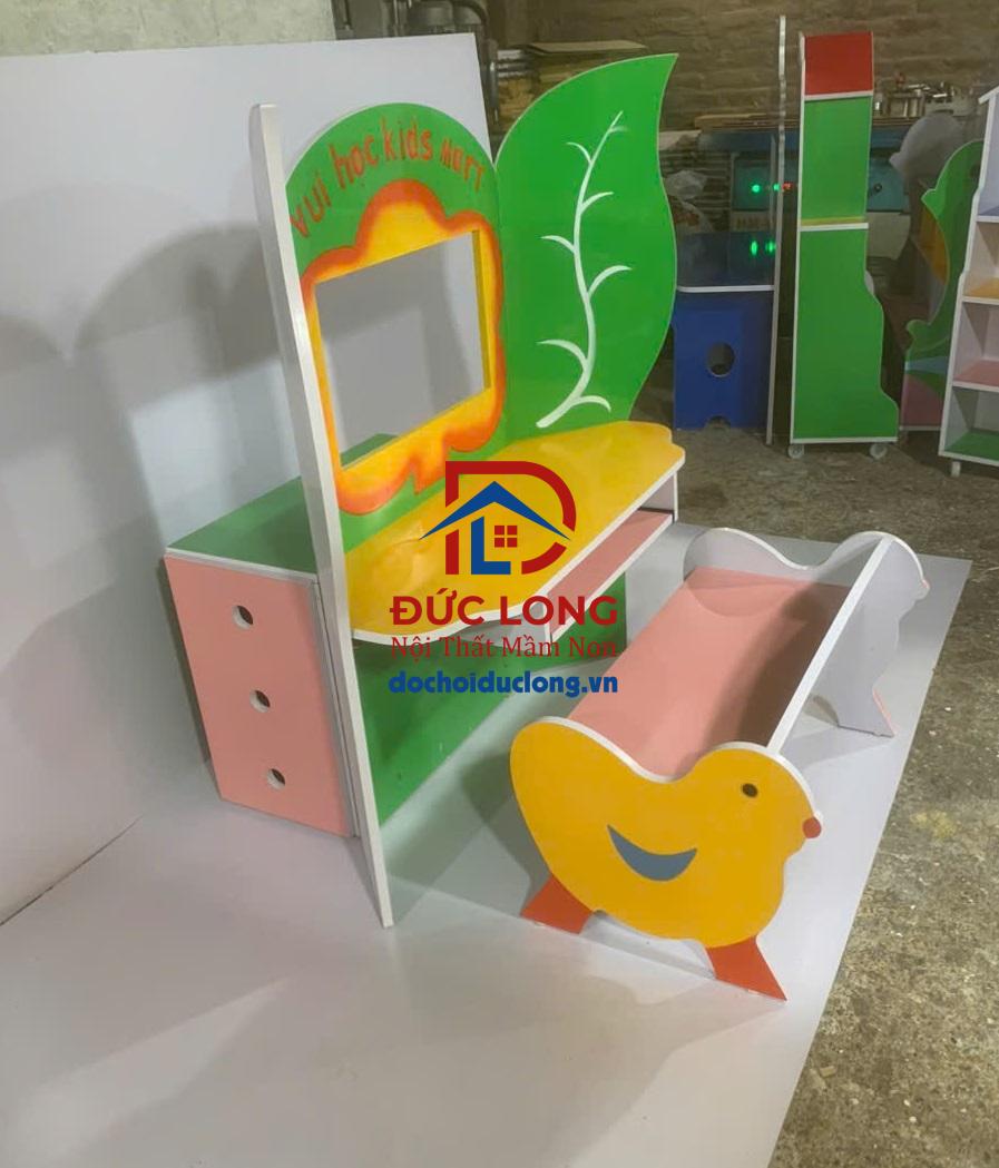 Bàn Máy Tính Mầm Non DL-111M Bàn Máy Tính Mầm Non DL-111M