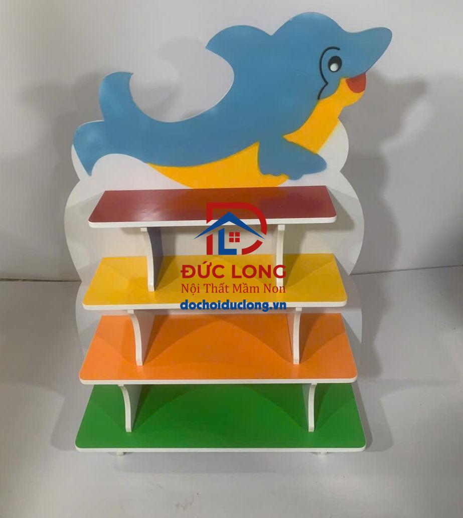 Giá 4 Tầng Hình Cá Heo DL-115M Giá 4 Tầng Hình Cá Heo DL-115M