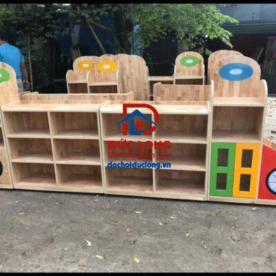 Bộ Đoàn Tàu 4 Khối Mầm Non DL-95G