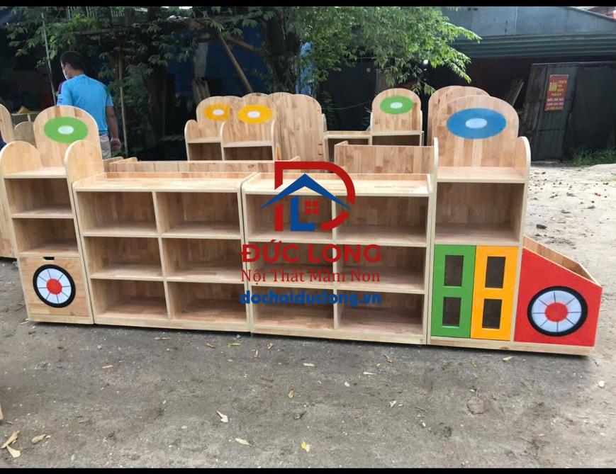 Bộ Đoàn Tàu 4 Khối Mầm Non DL-95G Bộ Đoàn Tàu 4 Khối Mầm Non DL-95G