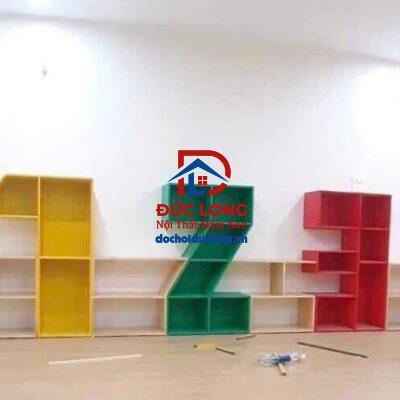 Tủ Khối Ghép 123 Mầm Non DL-089G